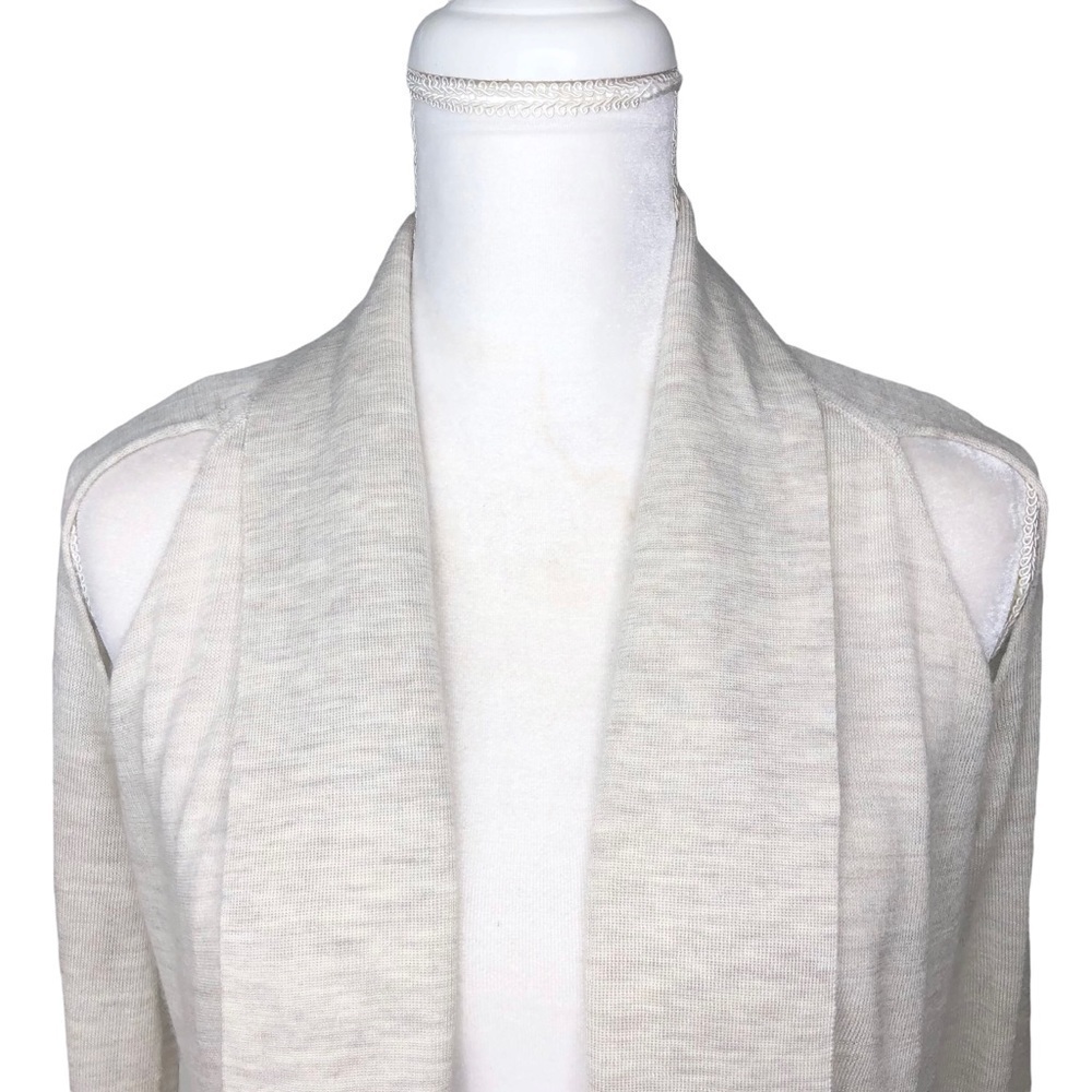 All Saints Cut-Out Shoulder Drape Open Cardigan S… - image 5